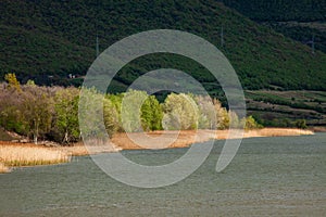Riverbank of Danube landscape