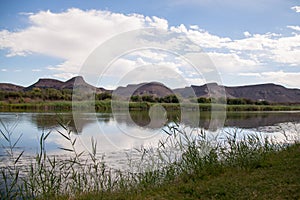 Riverbank of Orange River, South Africa