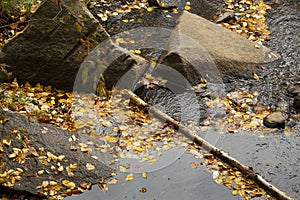 Riverbed of the Sugar River in Newport, New Hampshire