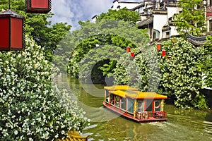 Riverboats in Nanjing photo