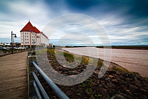 The rivercoast in the of Moncton city