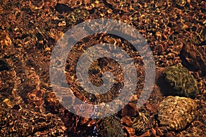 Riverflow over the rocks