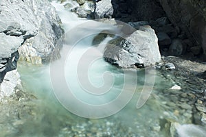 Riverflow. Soft water