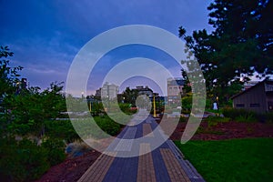 Riverfront Park in Spokane WA walkway through the park