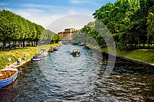 Rivers and canals in St. Petersburg.