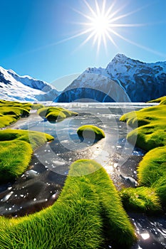 Rivers, ice, and sunlight - Nature\'s rhythm, evolution