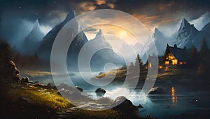 rivers through interglacial mountains