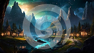 rivers through interglacial mountains