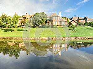 Riverside 2 story houses in suburban Dallas Fort-Worth