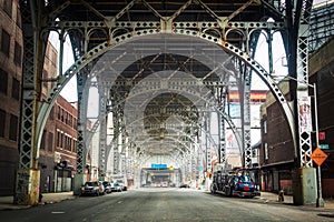 Riverside Drive Viaduct in West Harlem, Manhattan, New York City, USA