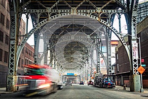 Riverside Drive Viaduct in West Harlem, Manhattan, New York City, USA