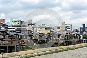 Riverside Entertainment District in Kyoto, Japan