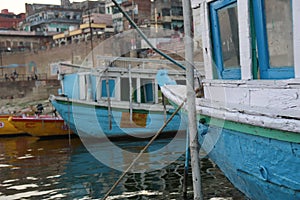 Riverside ganges India Banaras nature devotional ghats