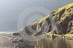 Riverside, Saksun, Faroe Islands