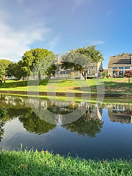 Riverside 2 story houses in suburban Dallas Fort-Worth photo