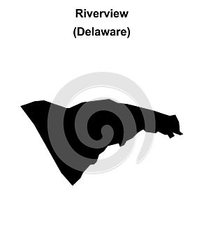 Riverview outline map