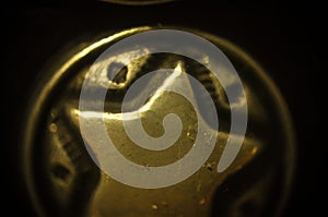 Rivet n the form of a star