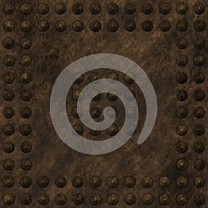 Riveted grunge background.