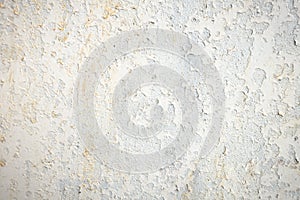 Riveted old weathered rusty white metal