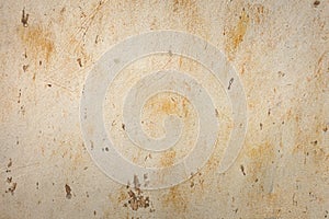 Riveted old weathered rusty white metal