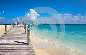 Riviera Maya Maroma Caribbean beach Mexico photo