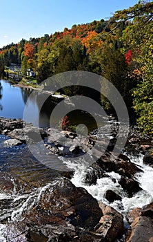 Riviere du Diable Autumn landscape