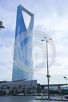 RIYADH - December 15: Al Mamlaka Tower and Surroundings on December 15, 2005 in Riyadh, Saudi Arabia. photo