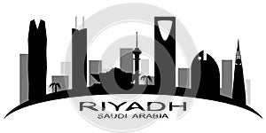 Riyadh Saudi Arabia skyline silhouette