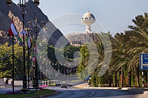 Riyam Park Monument in Muscat, Oman