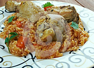 Riz gras poulet