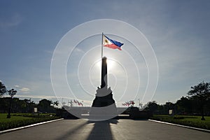 Rizal Park and Philippine Flag photo