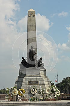 Rizal Shrine in Luneta during Rizal Day