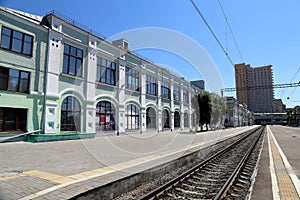 Rizhsky railway station (Rizhsky vokzal, Riga station) is one of the nine main railway stations in Moscow, Russia.