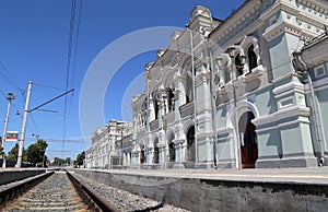 Rizhsky railway station (Rizhsky vokzal, Riga station) is one of the nine main railway stations in Moscow, Russia