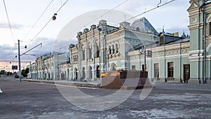 Rizhsky railway station Rizhsky vokzal, Riga station is one of the nine main railway stations in Moscow, Russia