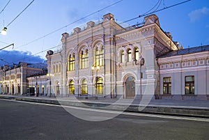 Rizhsky railway station Rizhsky vokzal, Riga station is one of the nine main railway stations in Moscow, Russia