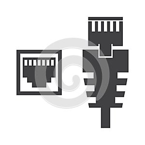 RJ45 cable illustration photo