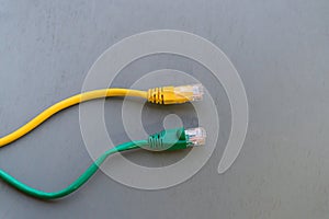 Rj45 cable Registered Jack, special cable - twisted pair for connecting a computer and a router