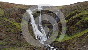 Rjúkandafoss waterfall, Iceland