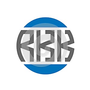 RKK letter logo design on white background. RKK creative initials circle logo concept.