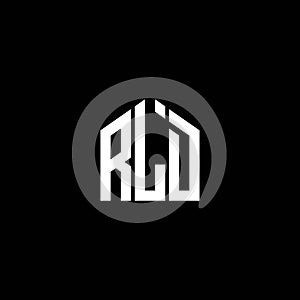 RLD letter logo design on BLACK background. RLD creative initials letter logo concept. RLD letter design.RLD letter logo design on photo