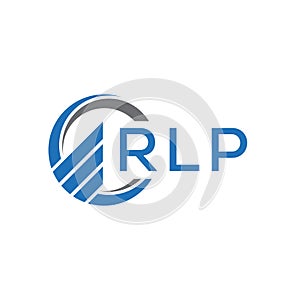 RLP abstract technology logo design on white background. RLP creative initials letter logo concept