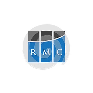 RMC letter logo design on WHITE background. RMC creative initials letter logo concept. RMC letter design