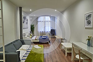 Modern and affordable apartment furniture. photo
