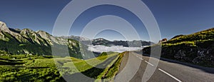 RN 618 Col d`Aubisque in the French Pyrenees photo