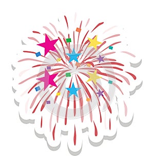 Confetti, confetti explosion Vector Icon editable