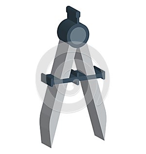 Divider Isolated Vector Icon Editable