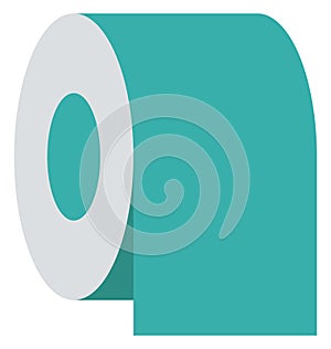 Tissue Roll Isolated Vector Icon editable