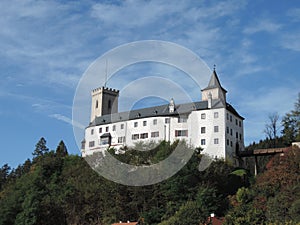 RoÅ¾mberk nad Vltavou in Bohemia