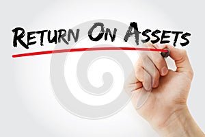 ROA - Return On Assets text